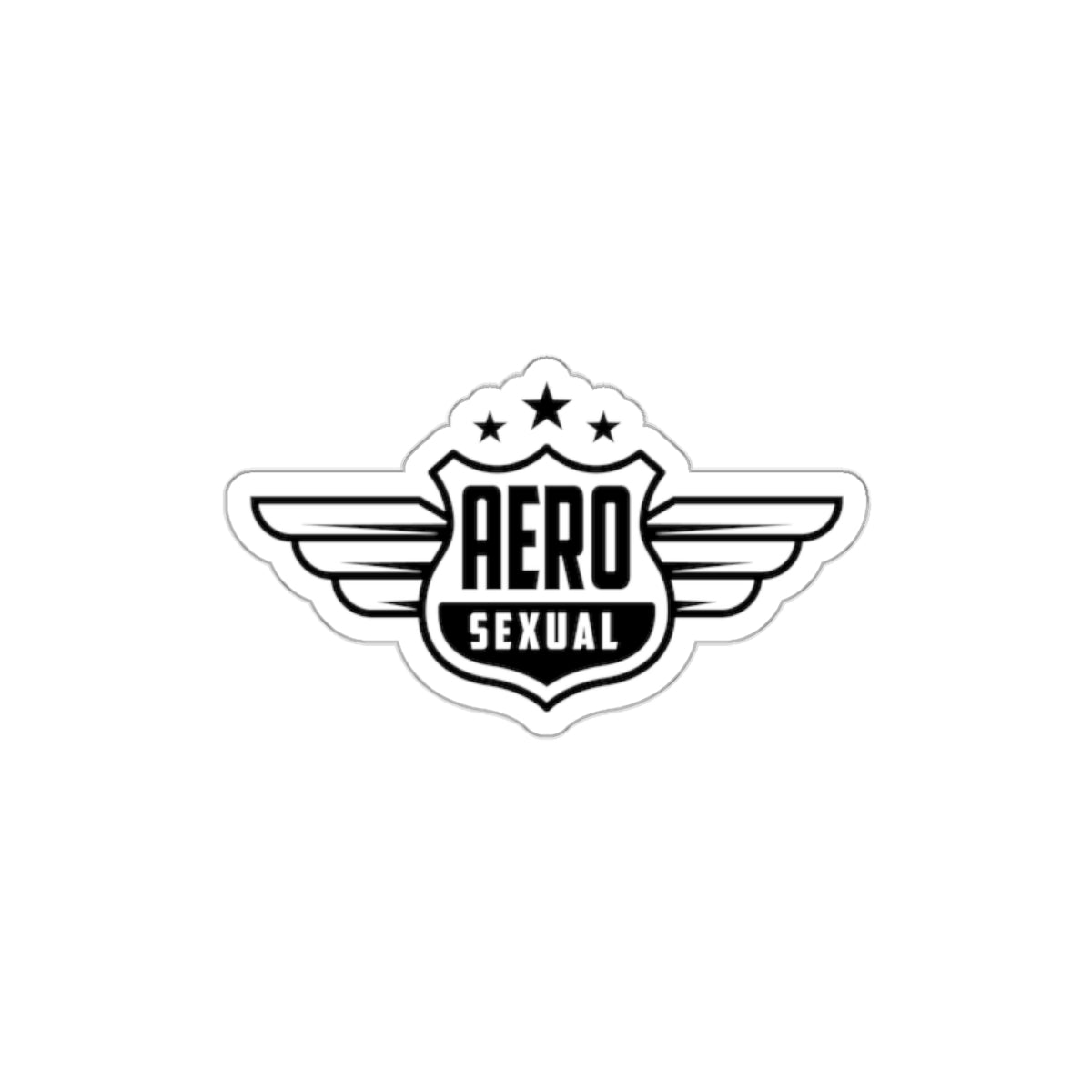 Aerosexul Wings Die-Cut Sticker