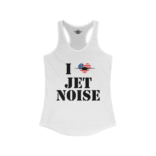 I Heart Jet Noise Club Women's Ideal Racerback Tank
