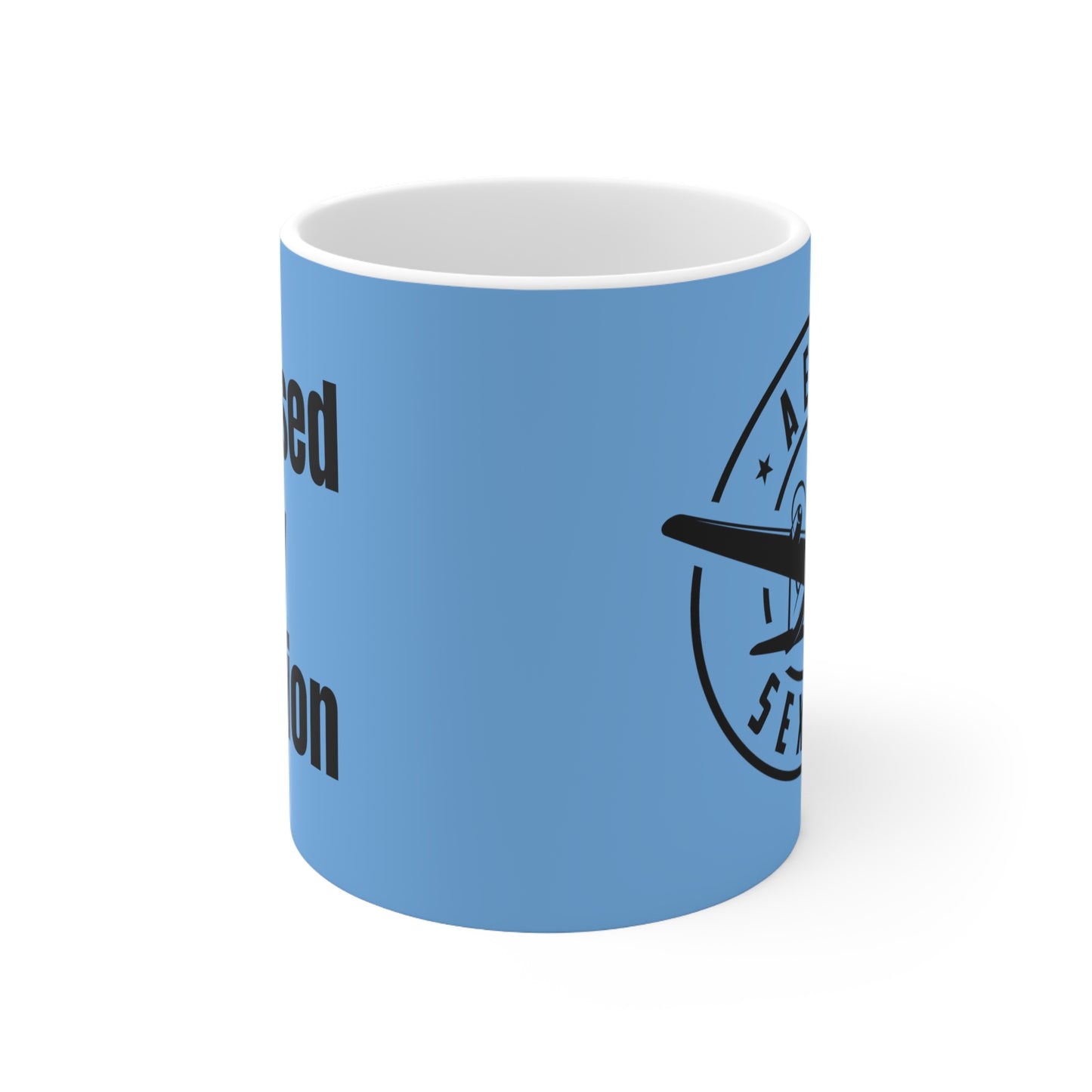 Aerosexual Coffee Cup Light Blue 11oz