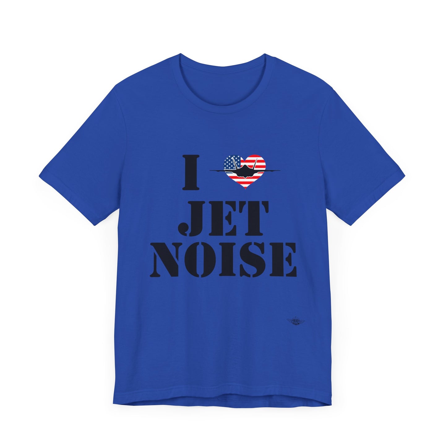 I Heart Jet Noise Unisex Jersey Short Sleeve Tee