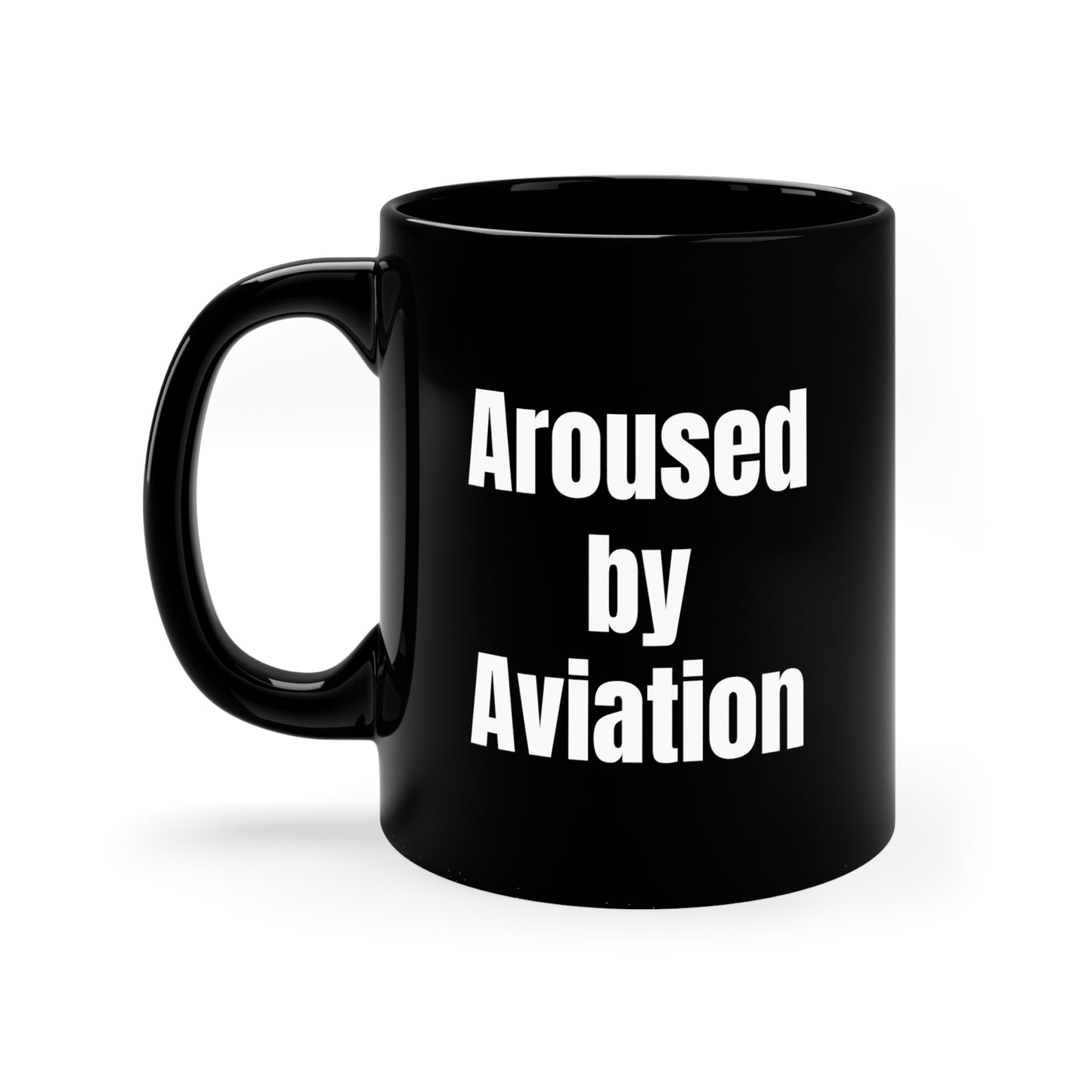 Aerosexual Club Coffee Cup Black, 11oz