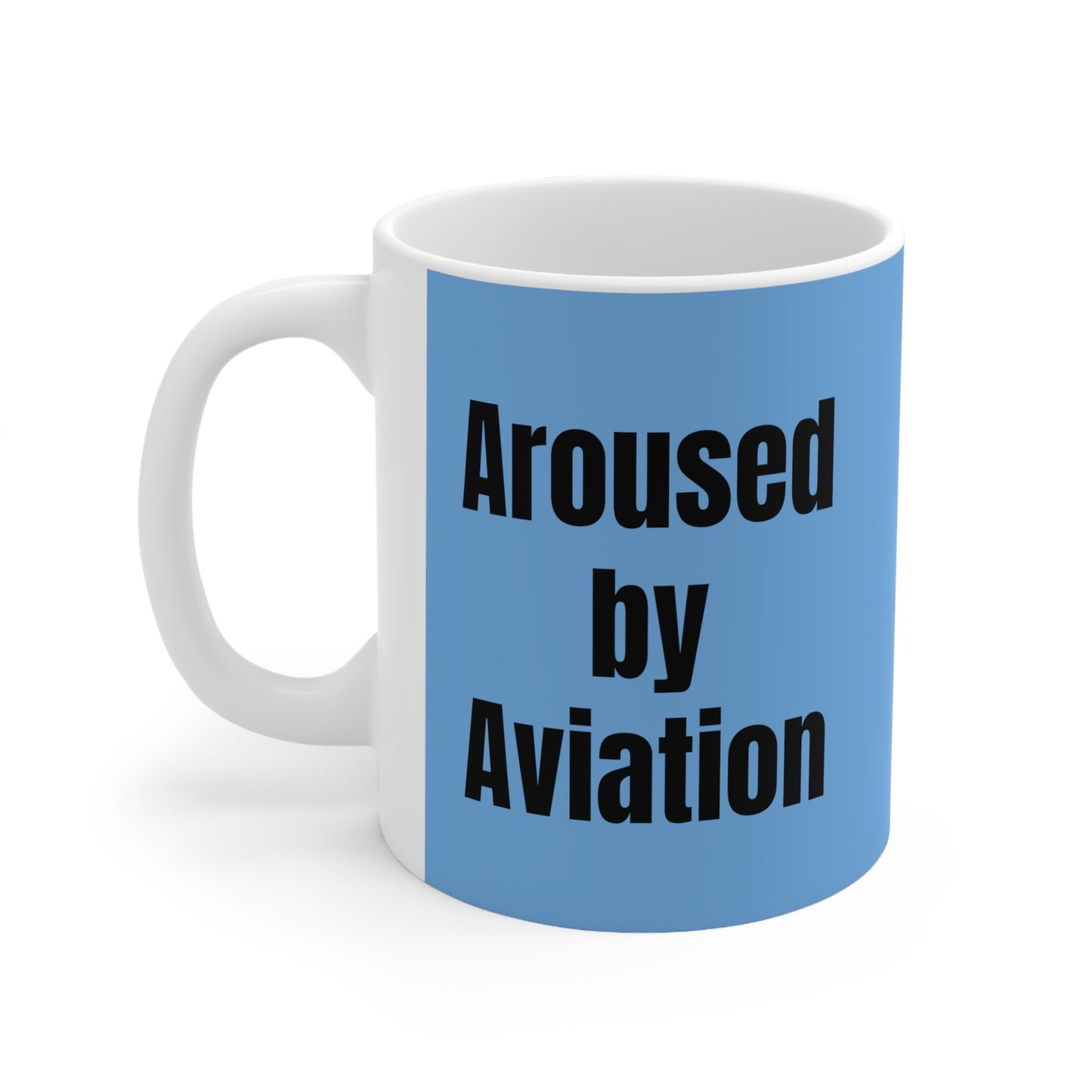 Aerosexual Club Coffee Cup Light Blue 11oz