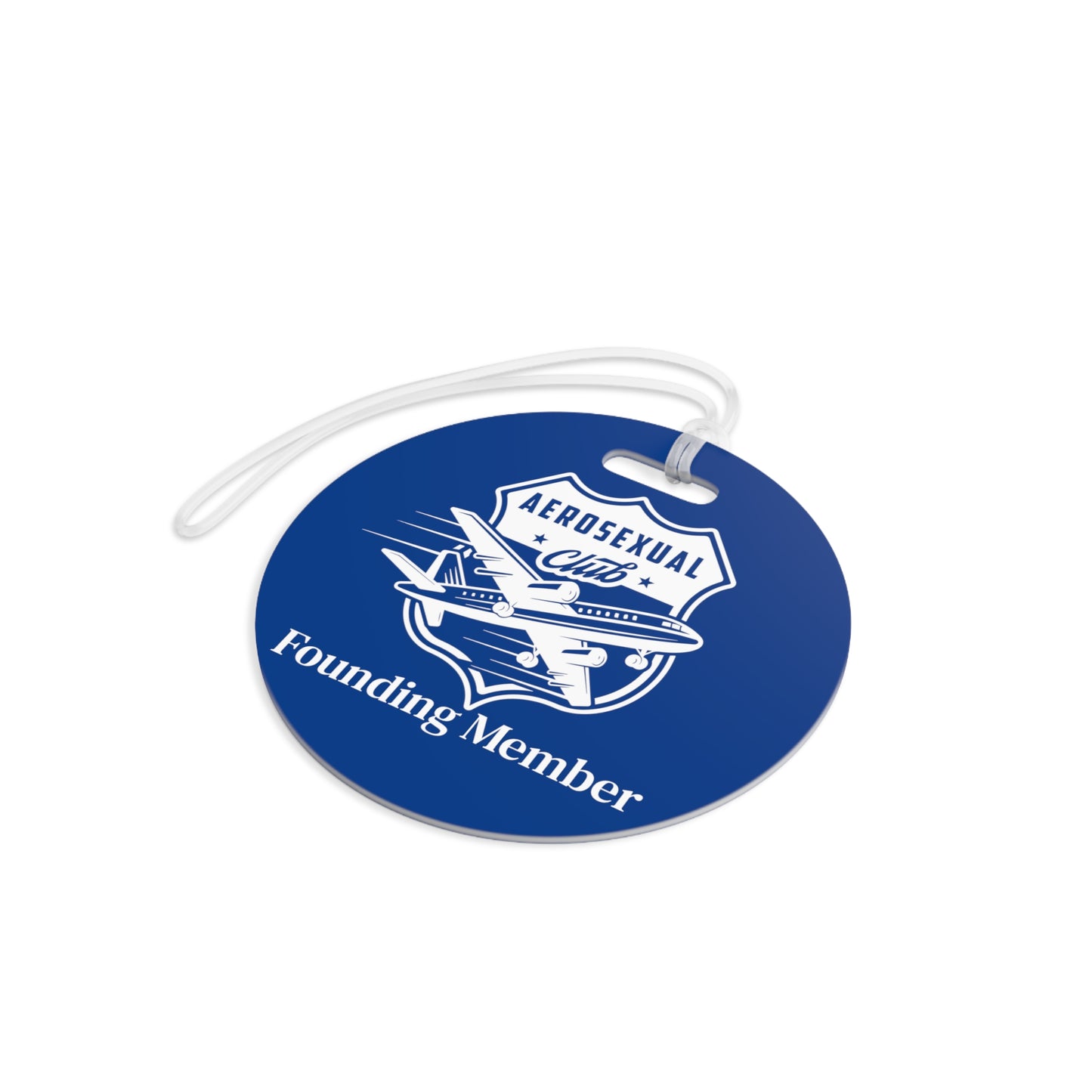 Aerosexual Club Founding Member Luggage Tag Blue (Limited Edition)