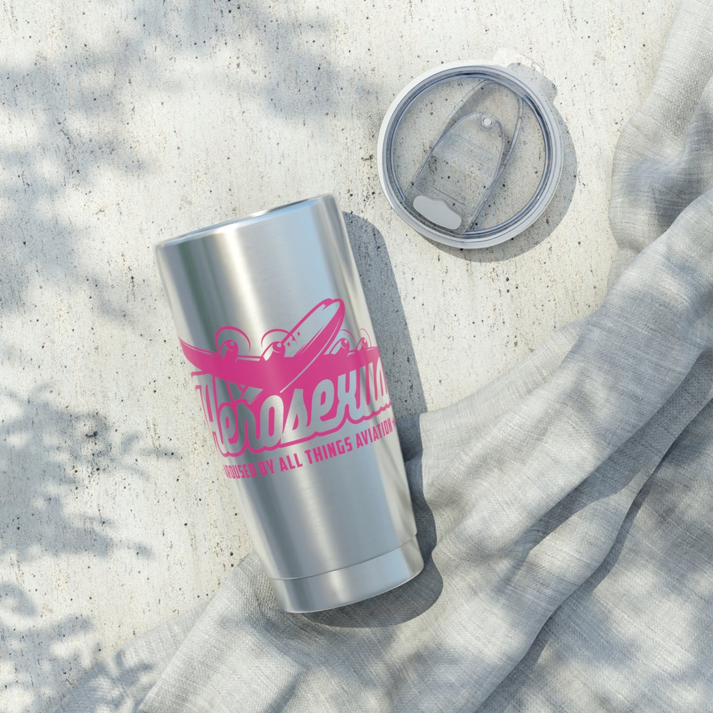 Aerosexual Vagabond 20oz Tumbler Bright Pink