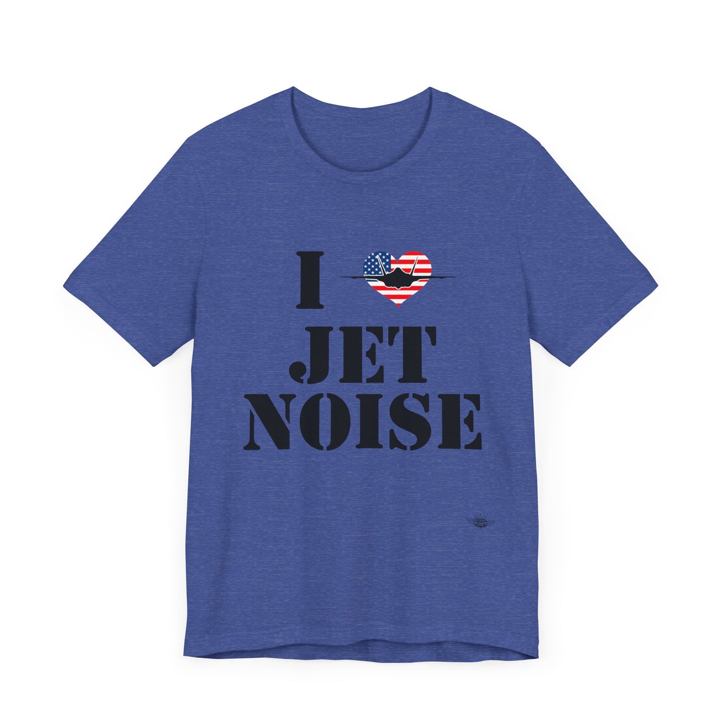 I Heart Jet Noise Unisex Jersey Short Sleeve Tee