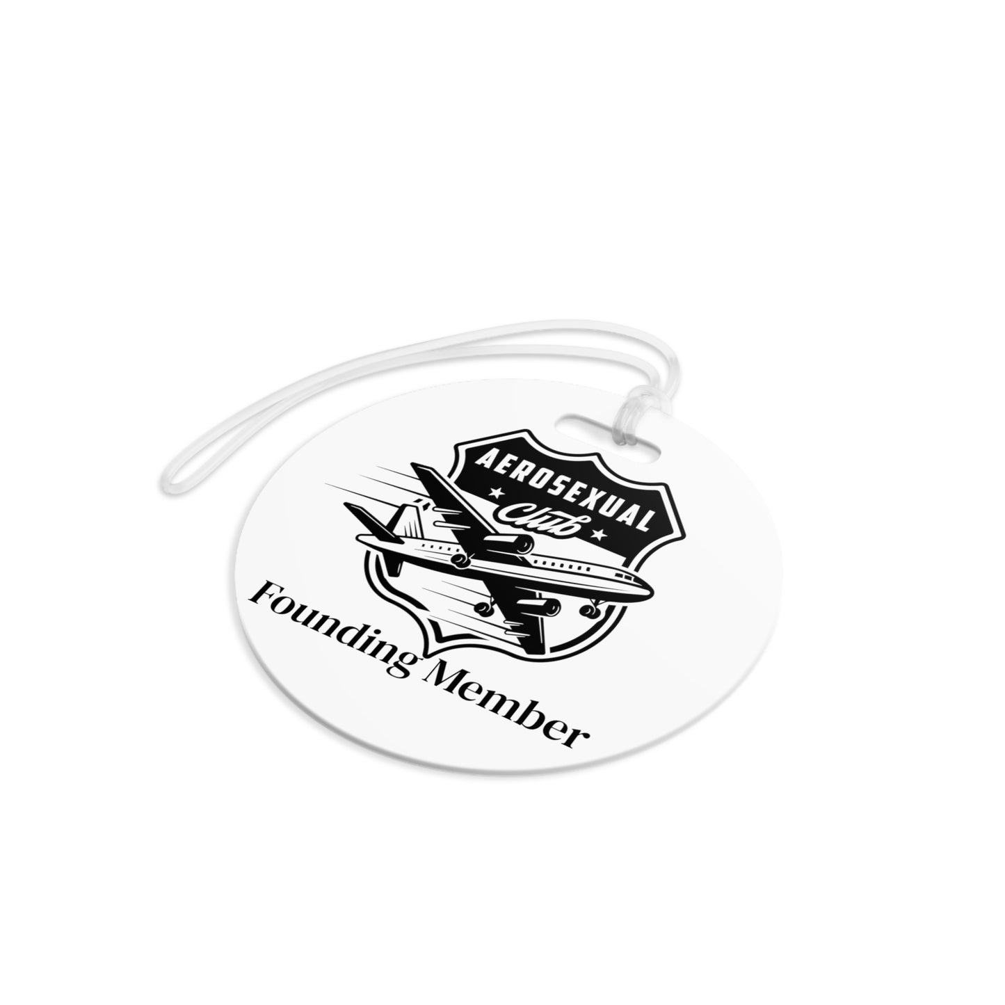 Aerosexual Club Founding Member Luggage Tag Red (Limited Edition)