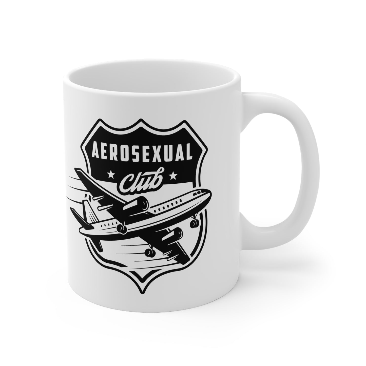 Aerosexual Club Coffee Cup, 11oz
