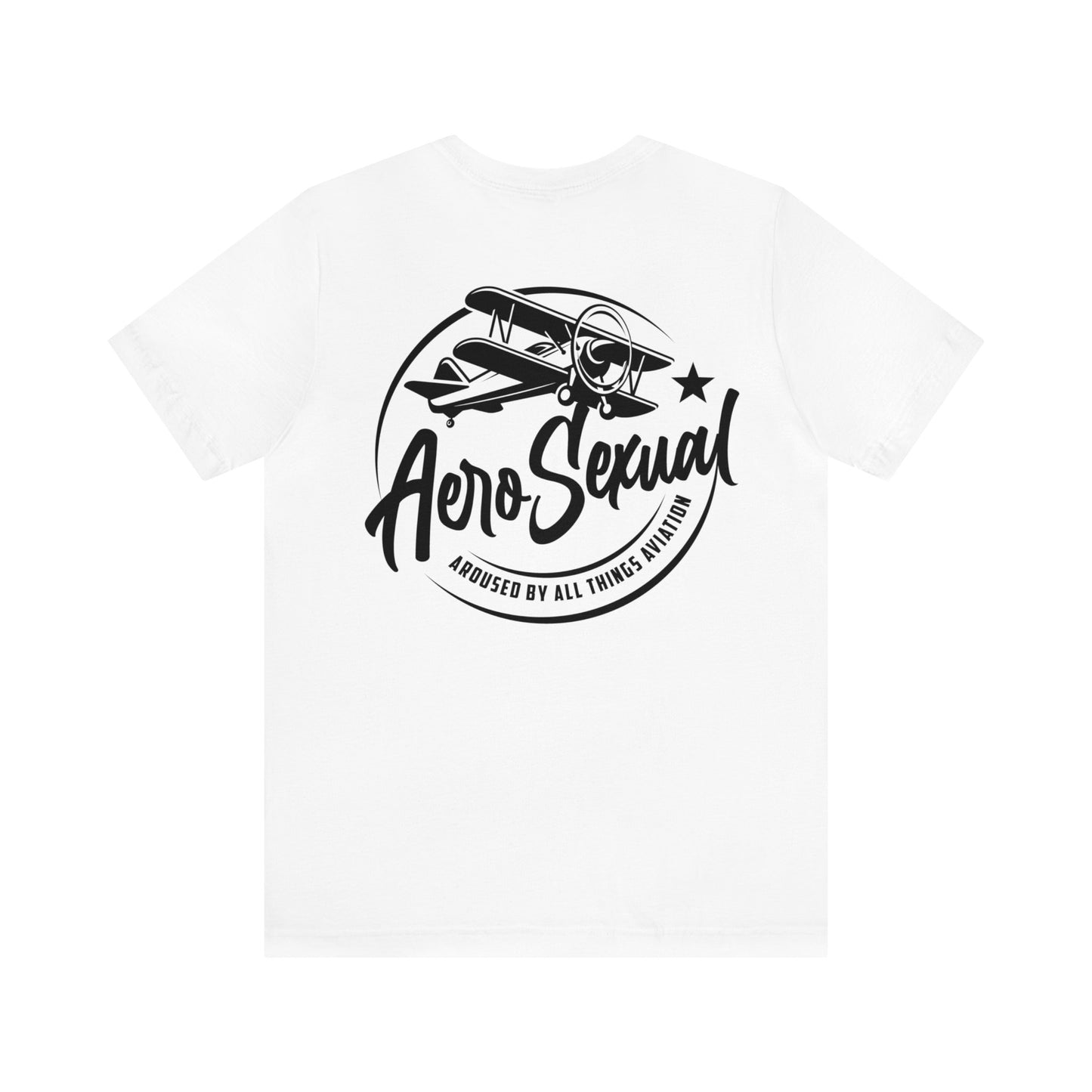 Aerosexual Unisex Jersey Short Sleeve Tee Reese’s Design