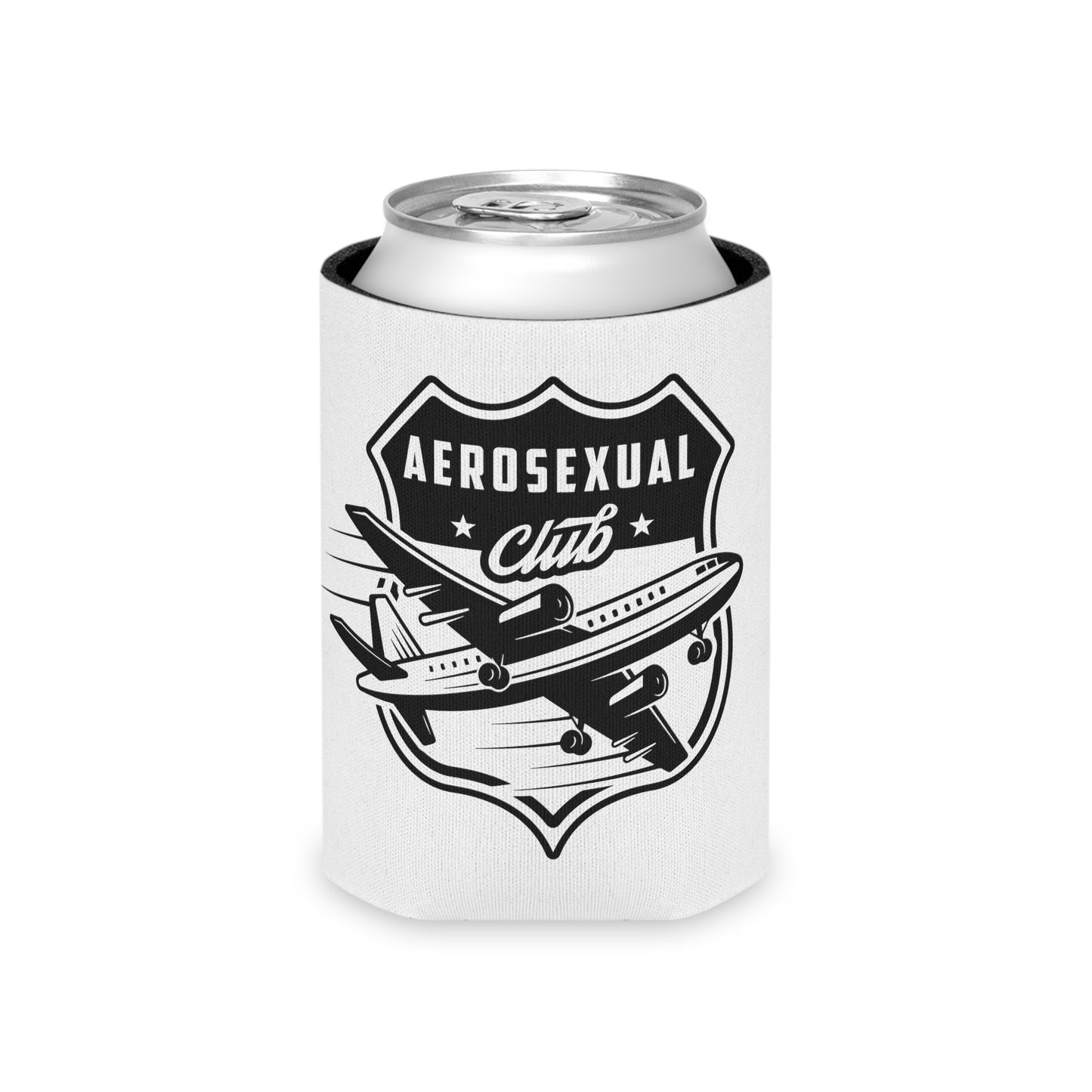 Aerosexual Club soft can sleeve (white)