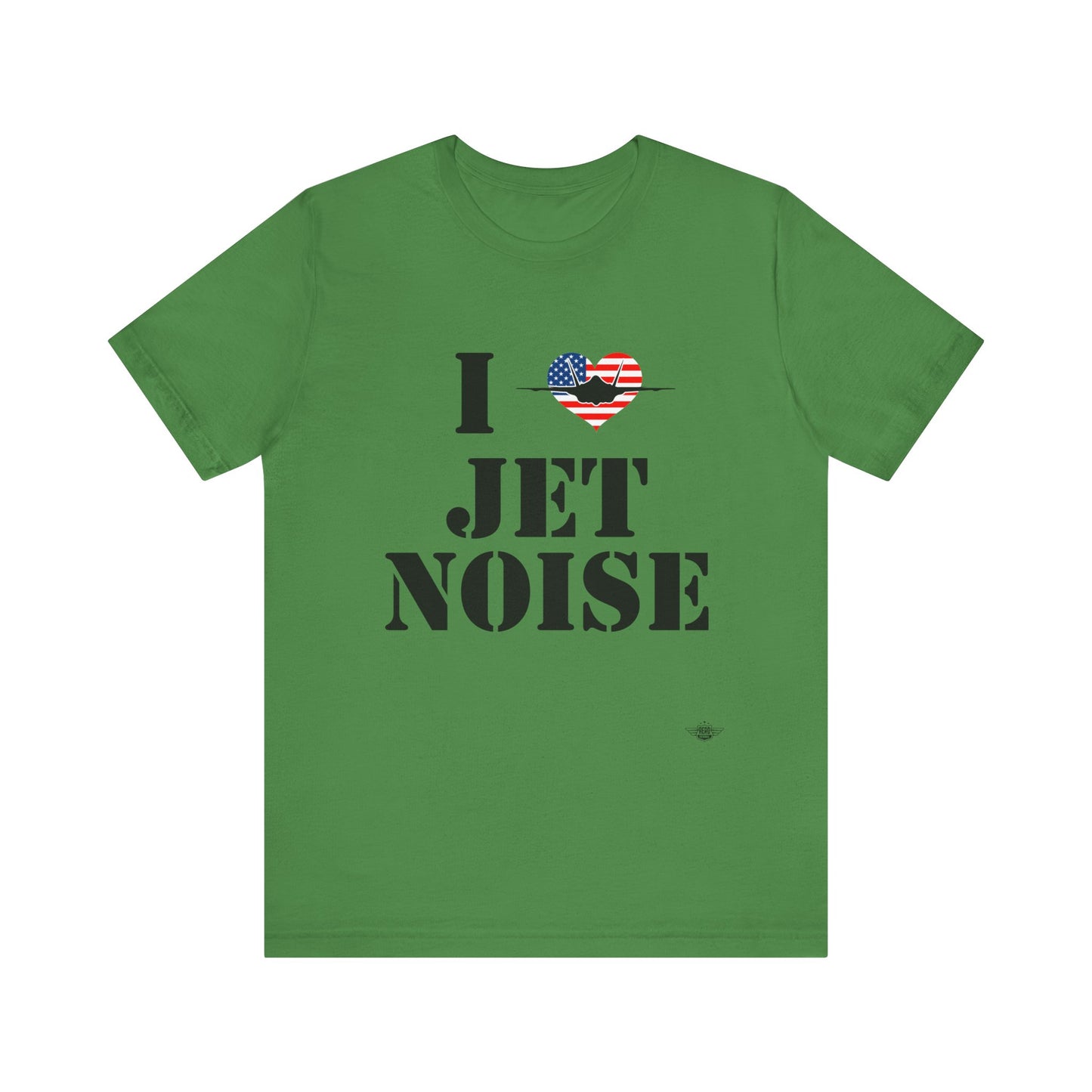 I Heart Jet Noise Unisex Jersey Short Sleeve Tee