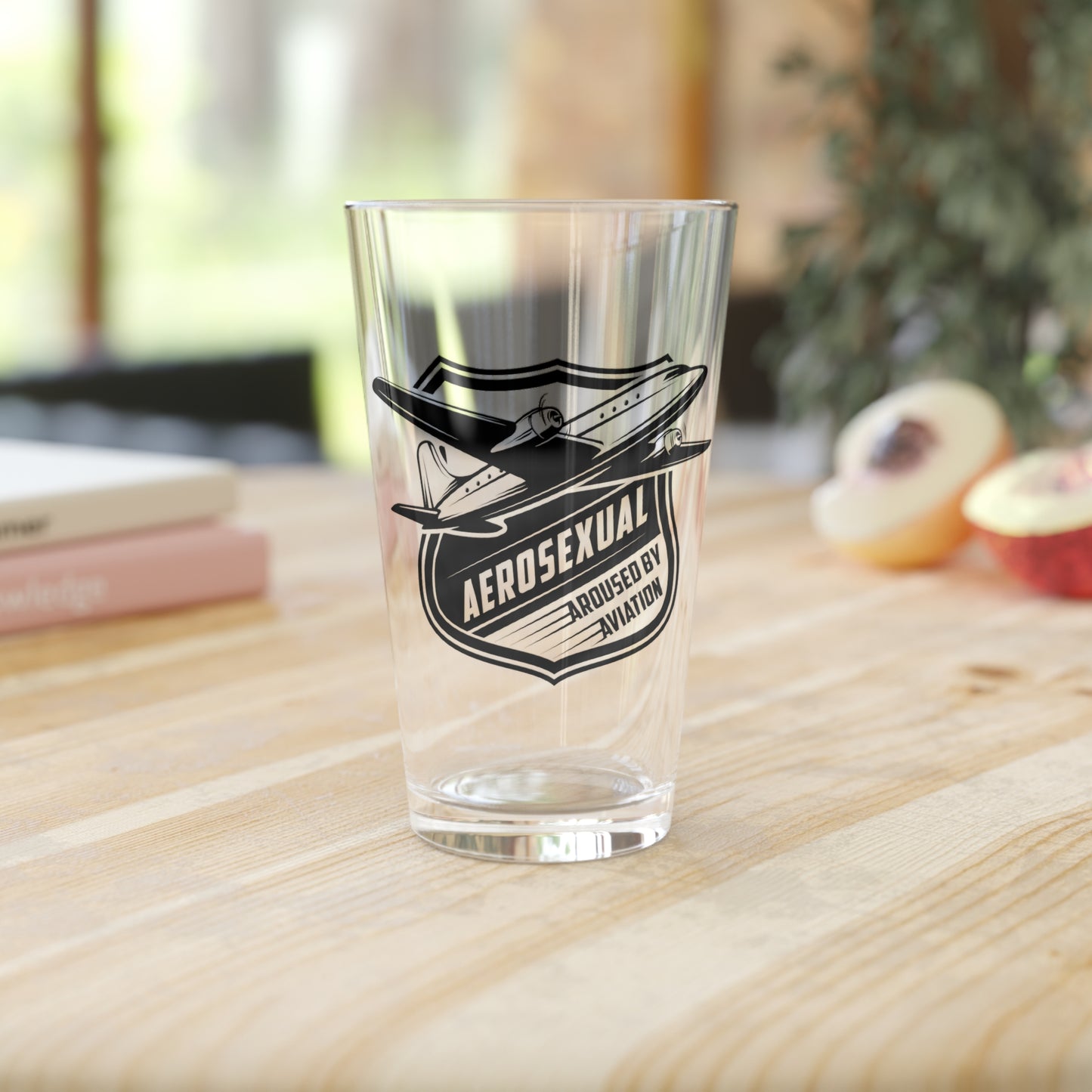 Aerosexual Pint Glass, 16oz