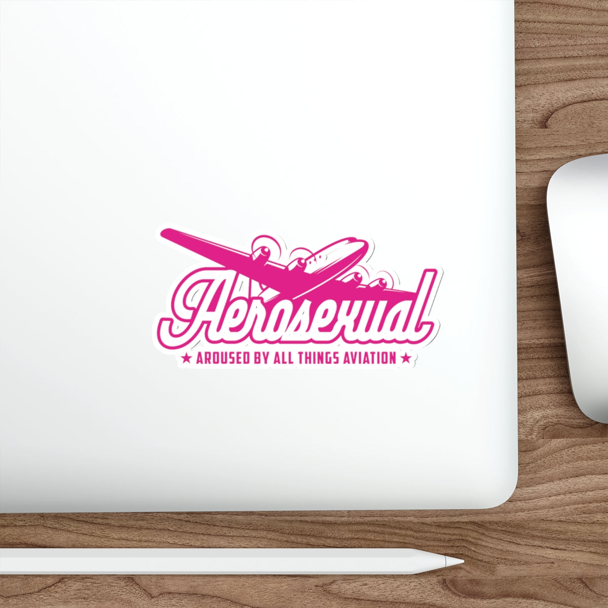 Aerosexul Die-Cut Sticker Bright Pink