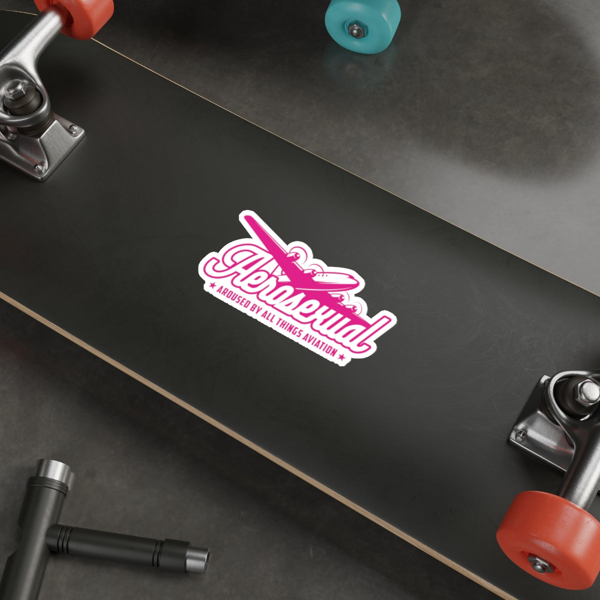 Aerosexul Die-Cut Sticker Bright Pink