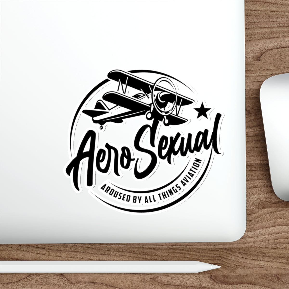 Aerosexual Club Die-Cut Stickers (biplane)
