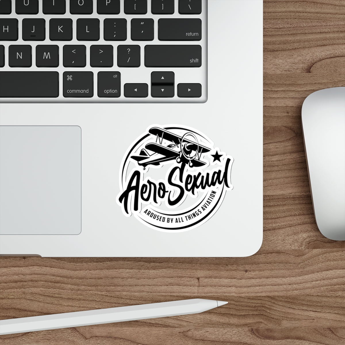 Aerosexual Club Die-Cut Stickers (biplane)