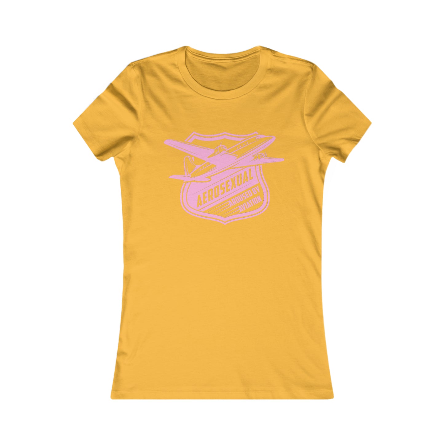 Aerosexual Women's Tee (light pink)