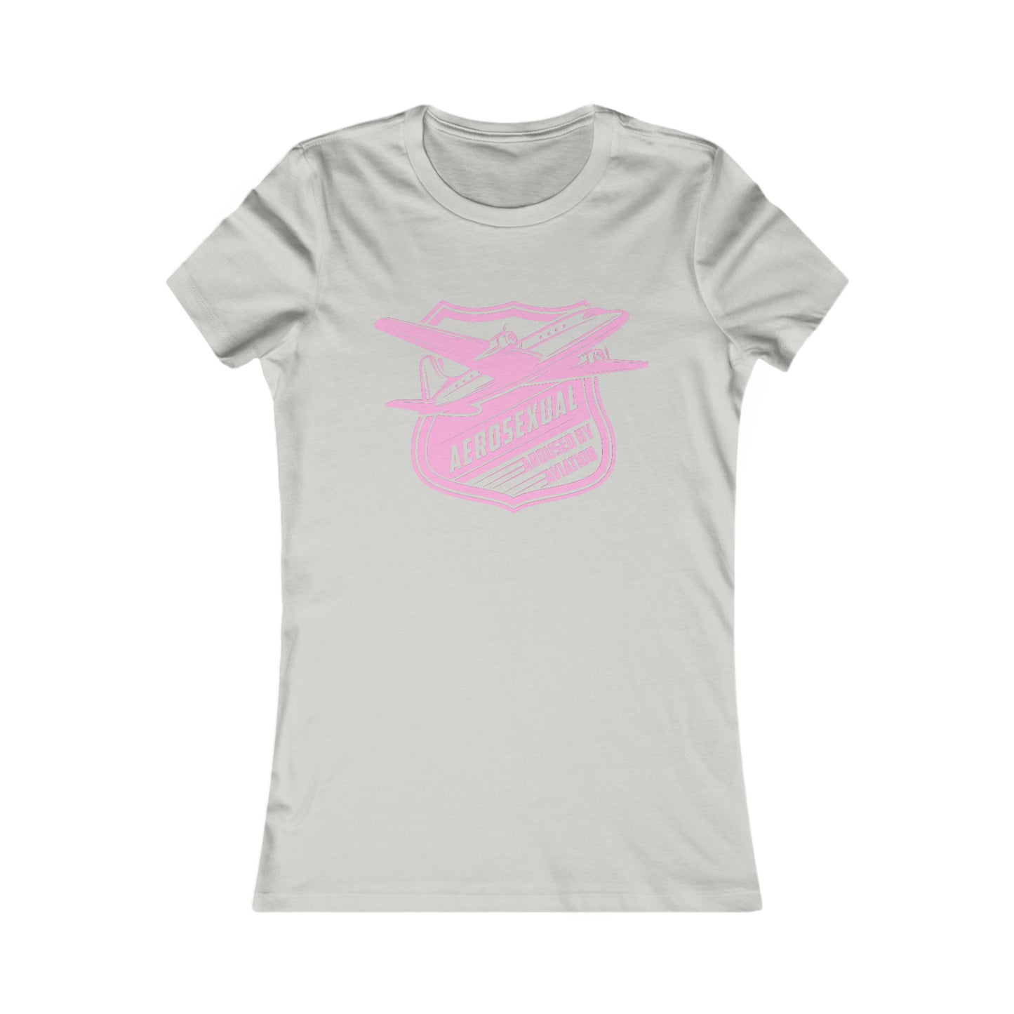 Aerosexual Women's Tee (light pink)
