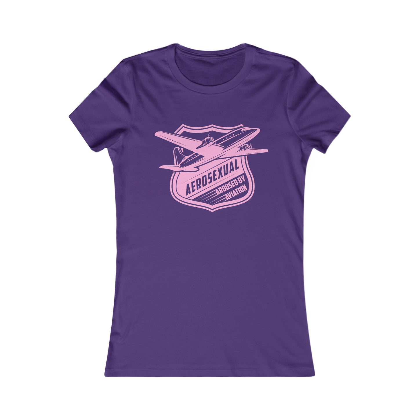 Aerosexual Women's Tee (light pink)