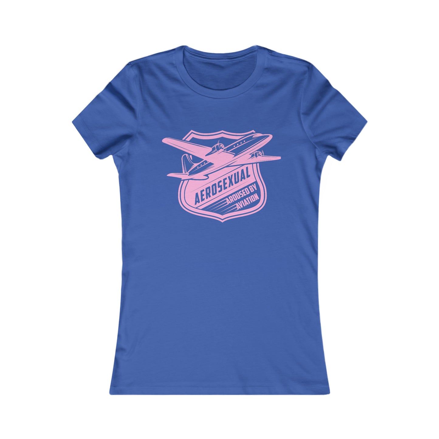 Aerosexual Women's Tee (light pink)