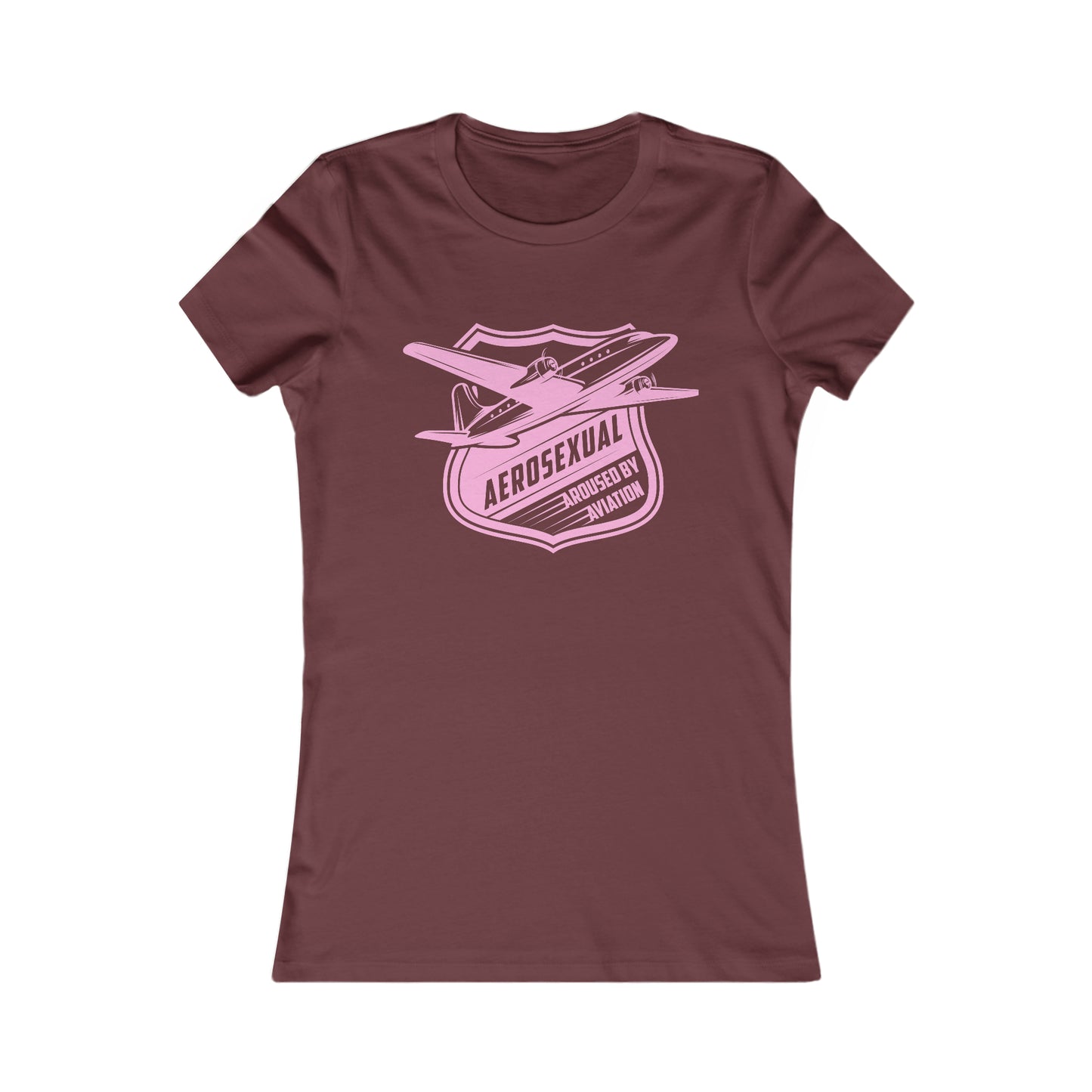 Aerosexual Women's Tee (light pink)