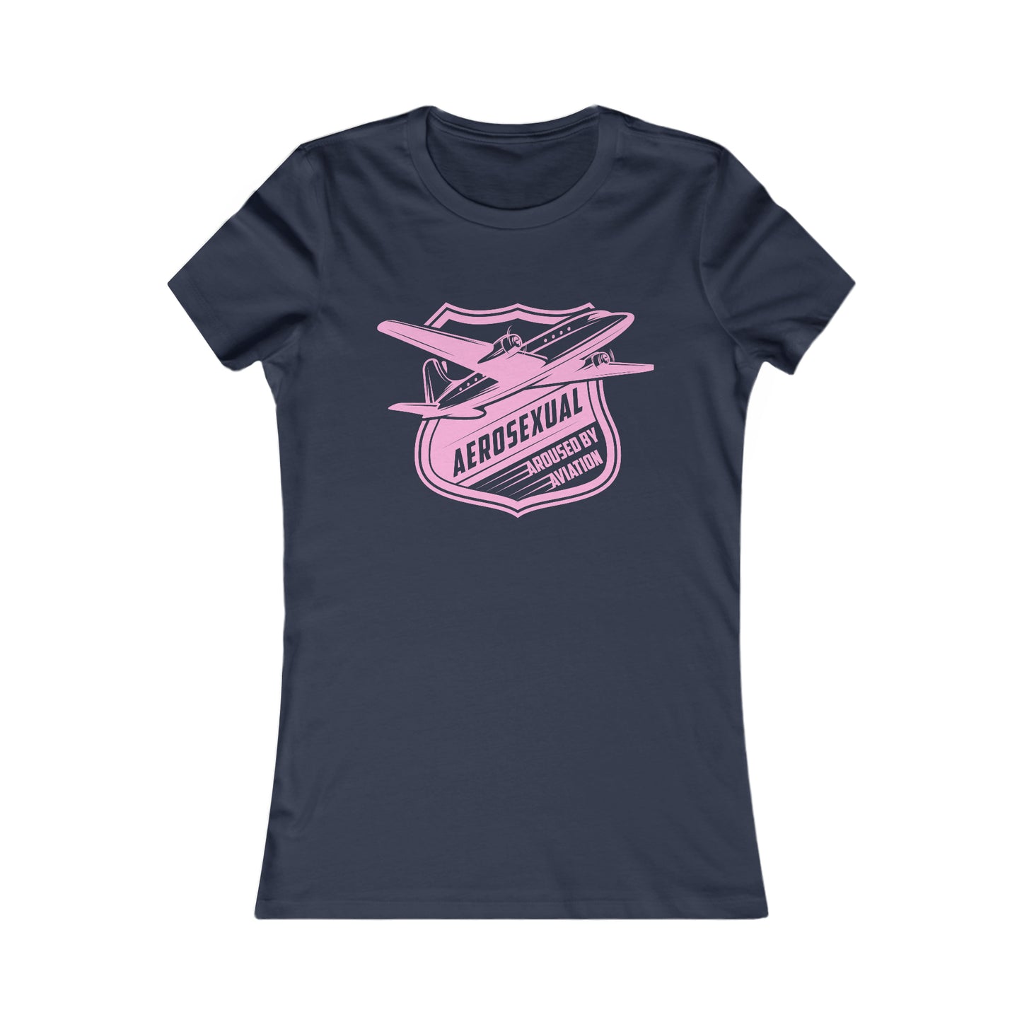 Aerosexual Women's Tee (light pink)