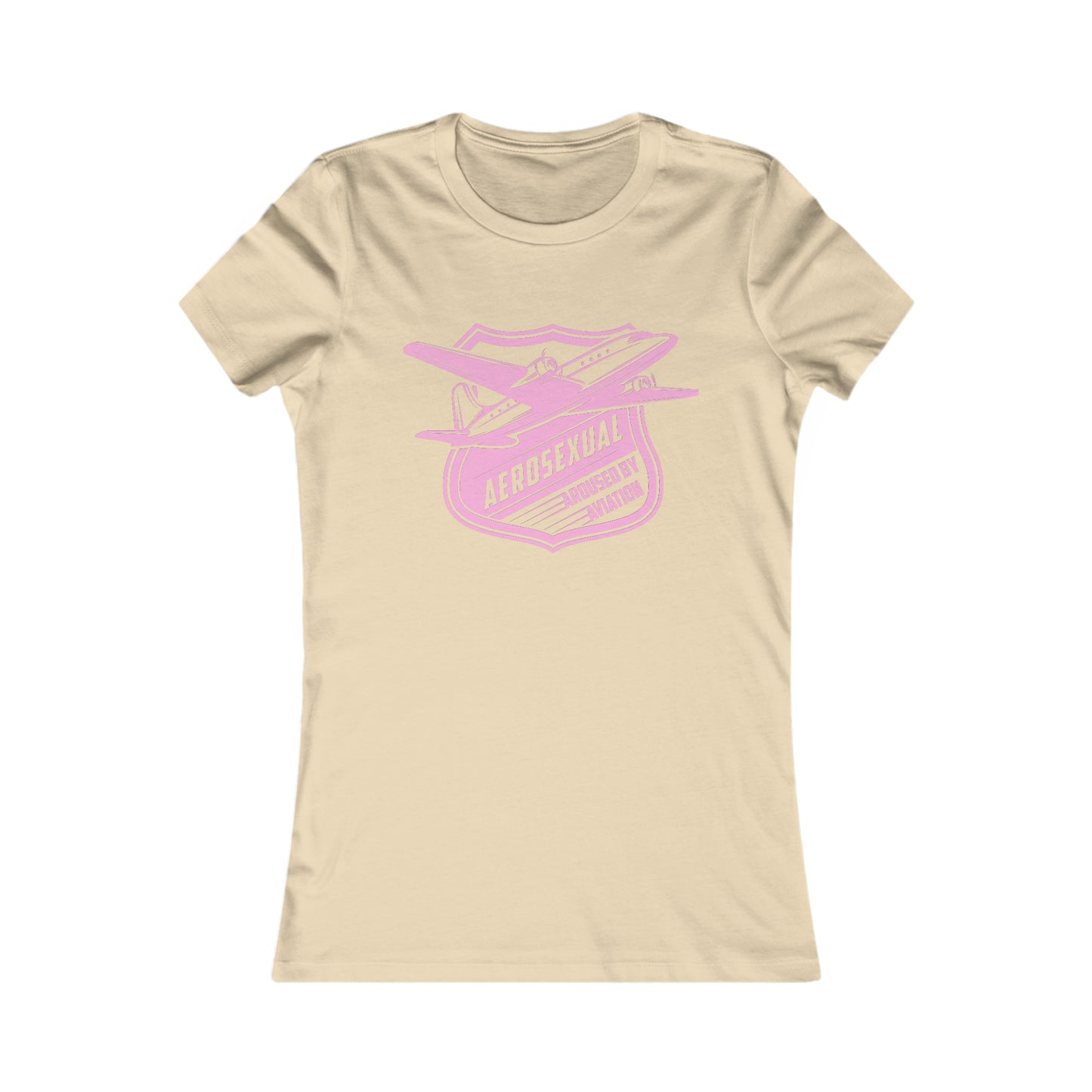 Aerosexual Women's Tee (light pink)