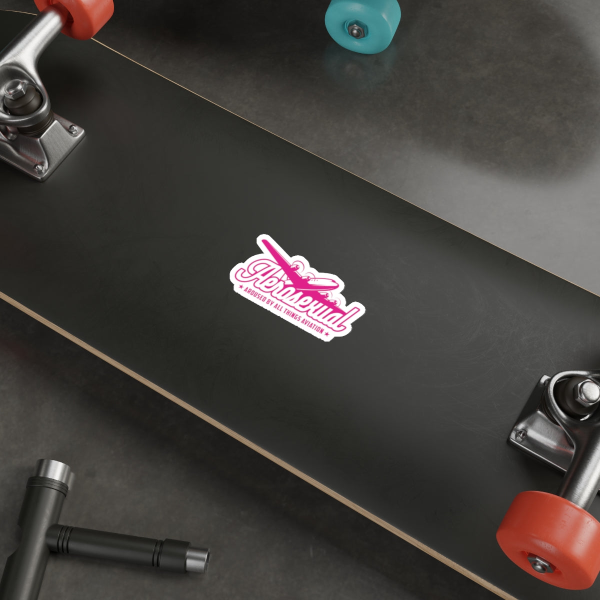 Aerosexul Die-Cut Sticker Bright Pink
