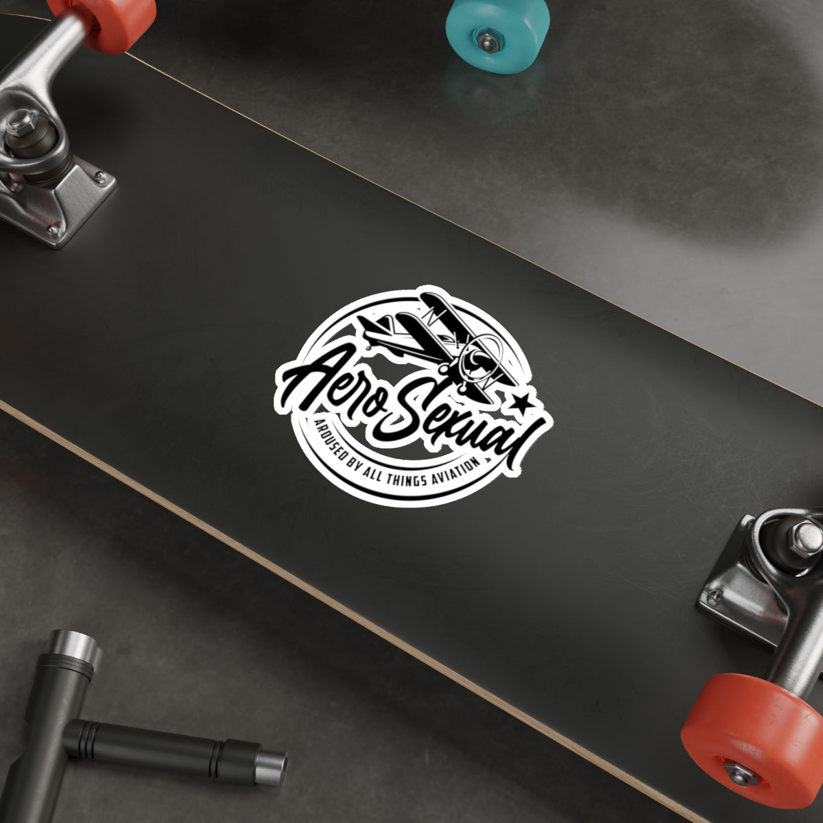 Aerosexual Club Die-Cut Stickers (biplane)