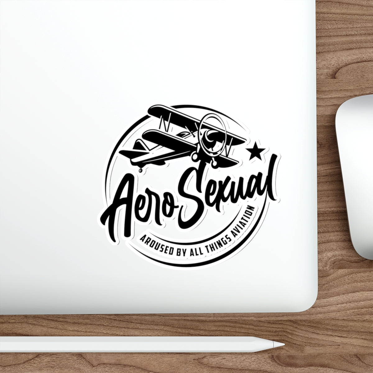 Aerosexual Club Die-Cut Stickers (biplane)