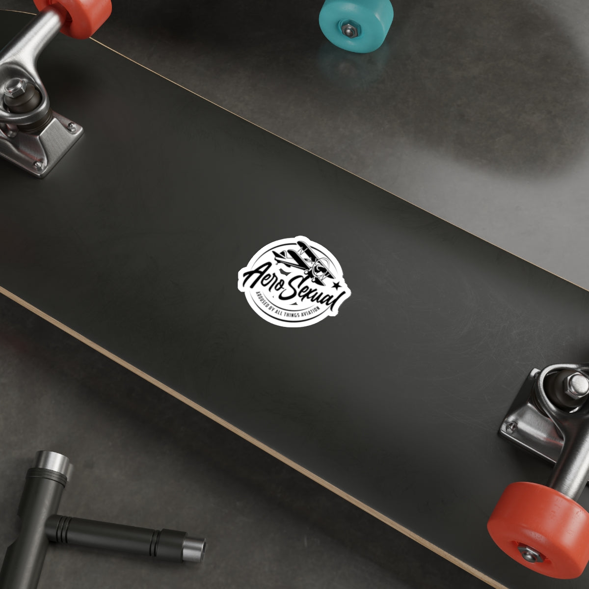 Aerosexual Club Die-Cut Stickers (biplane)