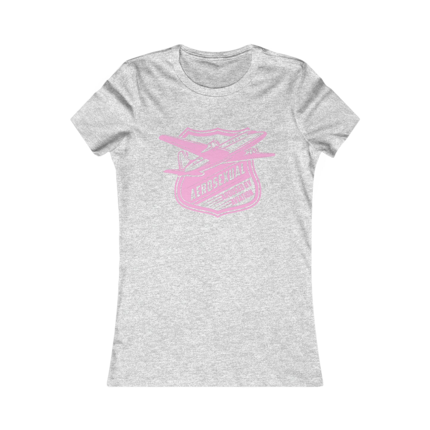 Aerosexual Women's Tee (light pink)